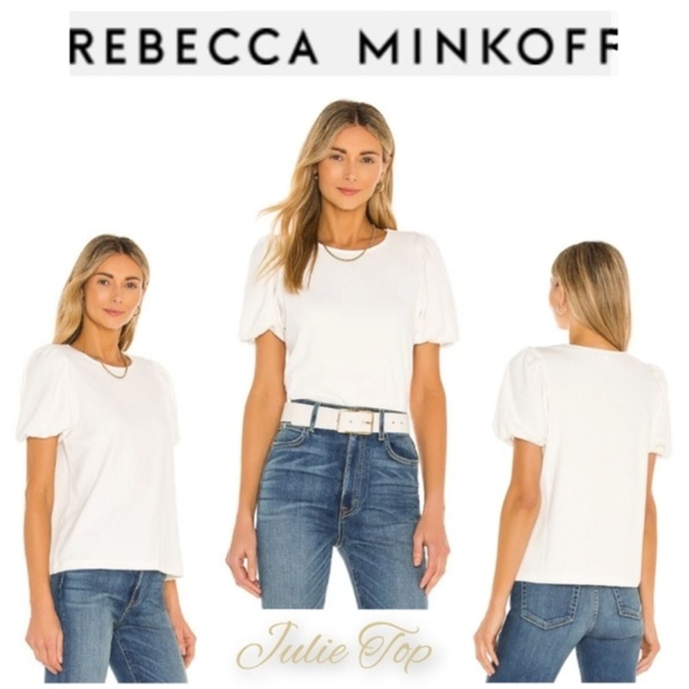 NWT Rebecca Minkoff Julie Top In White
